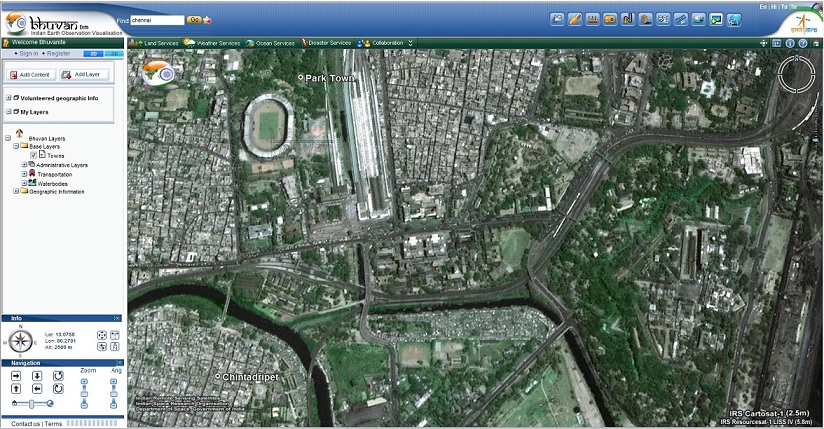 Bhuvan - Gateway to Indian Earth Observation Data Products and Services