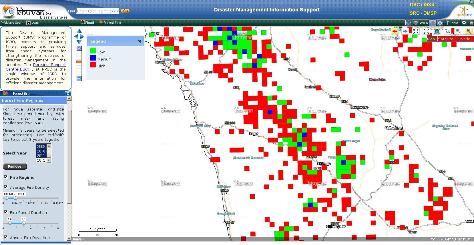 Disaster Management Information Support snapshot