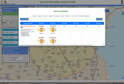 COVID 19 Vaccination Centers